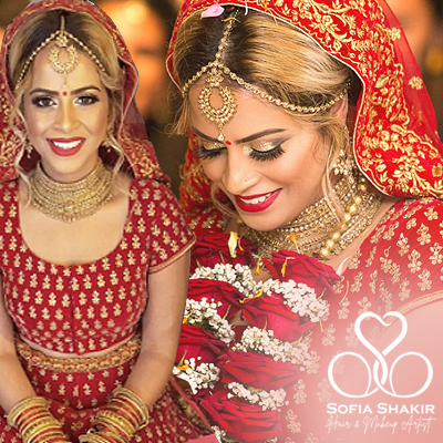 St. Albans, UK. London Colney, Hertfordshire, Sofia Shakir, Hair Makeup Artist, Bridal Services, Weddings, Beauty, Skincare, Asian, Traditional, Bride