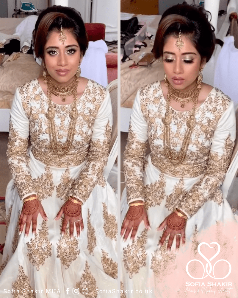 St. Albans, UK. London Colney, Hertfordshire, Sofia Shakir, Hair Makeup Artist, Bridal Services, Weddings, Beauty, Skincare, Asian, Traditional, Bride