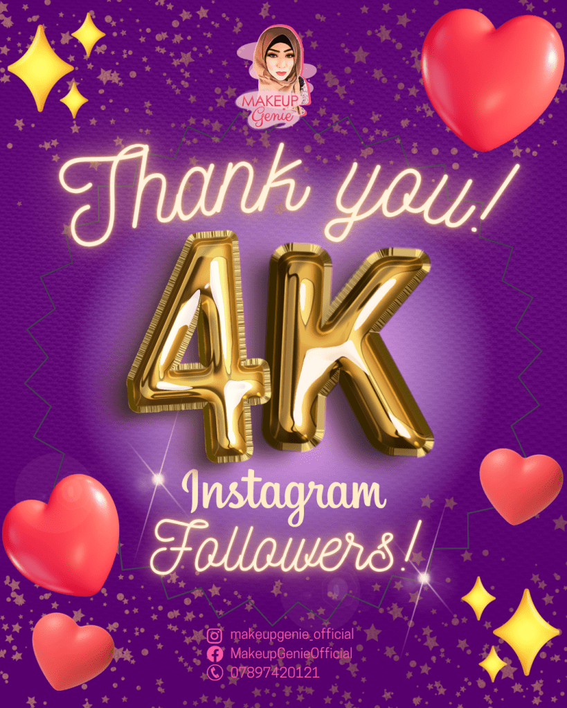 St. Albans, UK. London Colney, Hertfordshire, Sofia Shakir, Hair Makeup Artist, Bridal Services, Weddings, Beauty, Skincare, Glam Bride, instagram, makeupgenie_official